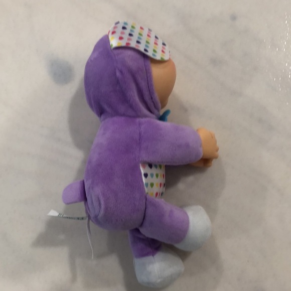 Cabbage Patch Kid kids cuties purple Sadie  puppy doll hearts plush - Picture 9 of 11